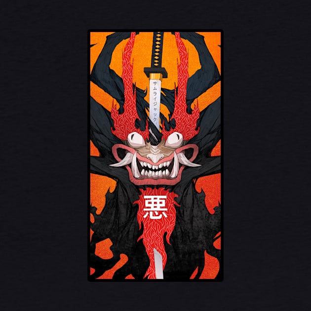 Samurai jack Aku by Abirdeer